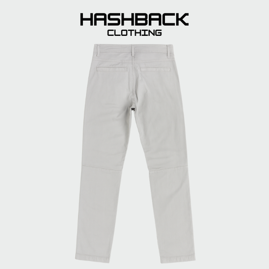 Mens Slim fit Chinos Pants - Ash Grey