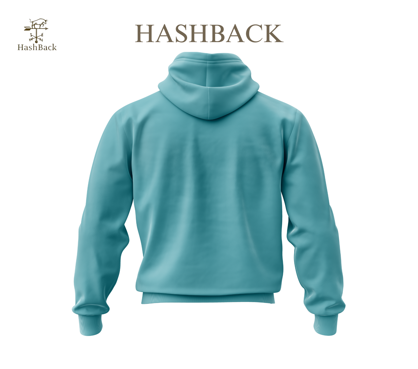 HashBack Plain Zipper Hoodie D21