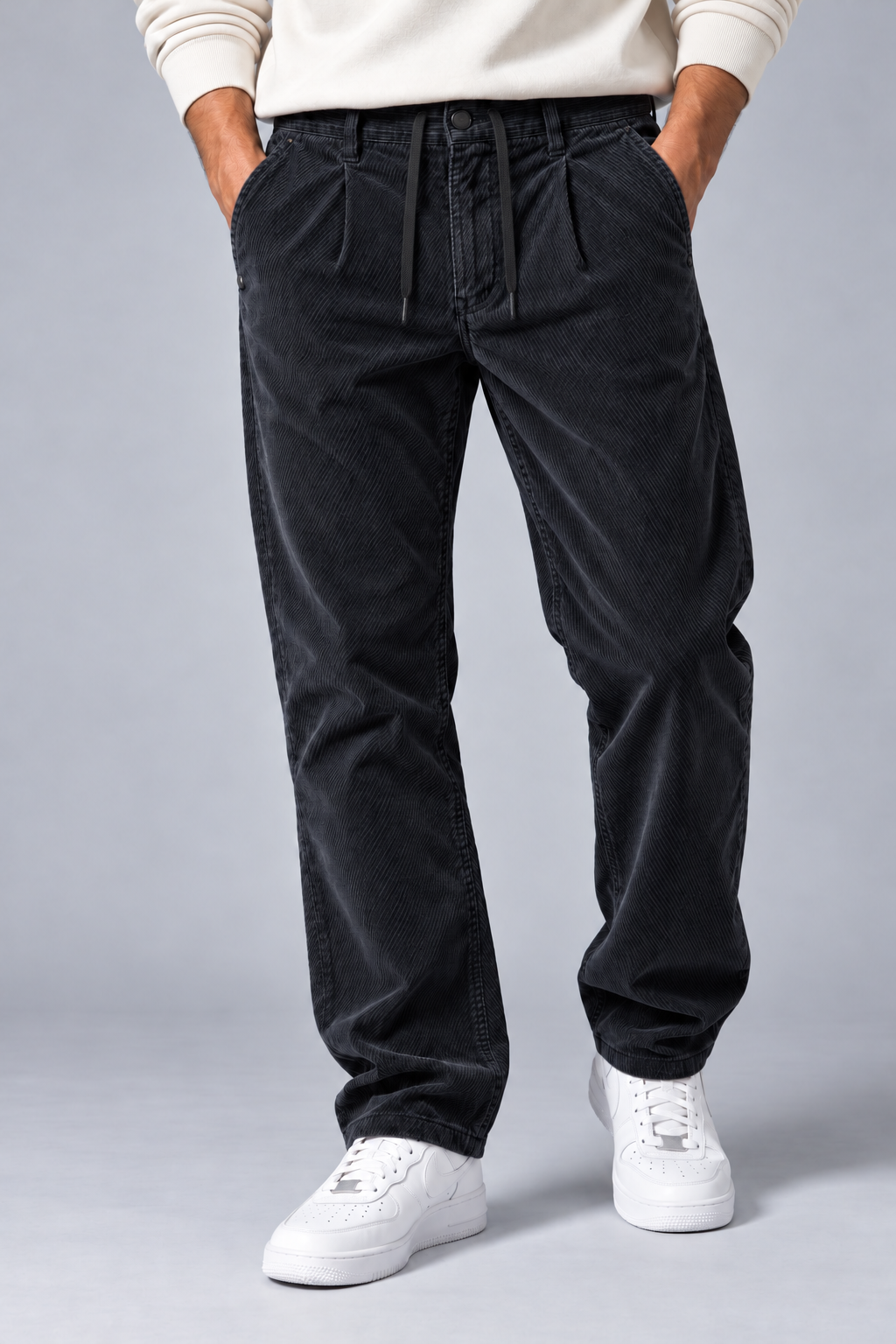 Men’s Corduroy Chino Pants – Regular Fit