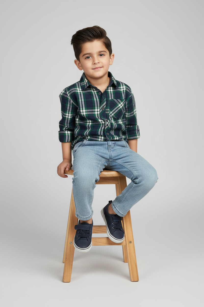 Boy Model - Sitting Pose