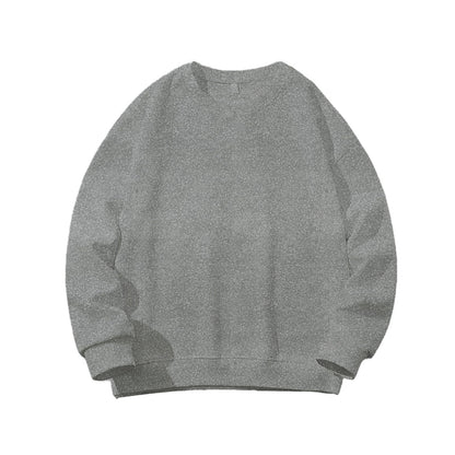 Sweatshirt Oversized Drop Shoulder Crew Neck Dark Heather