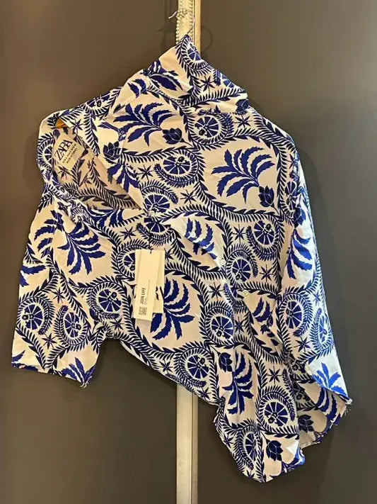 HASHBACK Printed Linen Shirt For Men 24