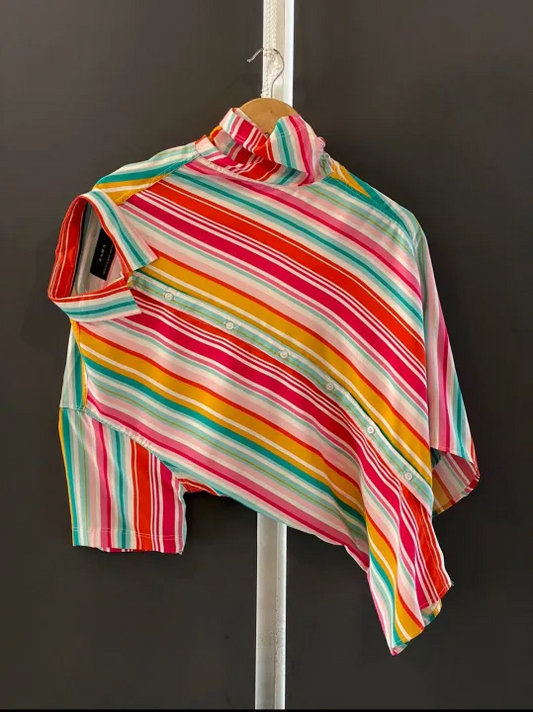 HASHBACK Printed Linen Shirt For Men 32