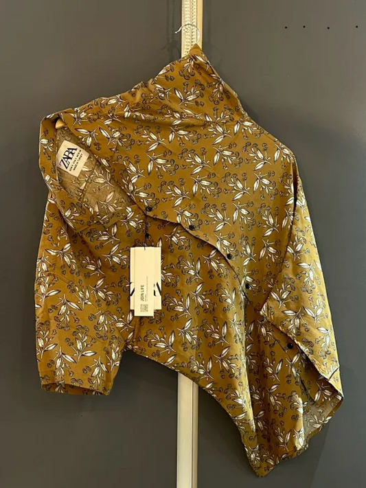 Sale On Printed Linen Shirt For Men Small & Medium
