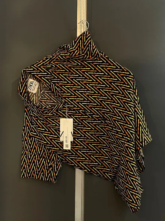 HASHBACK Printed Tropical fabric Shirt For Men 40