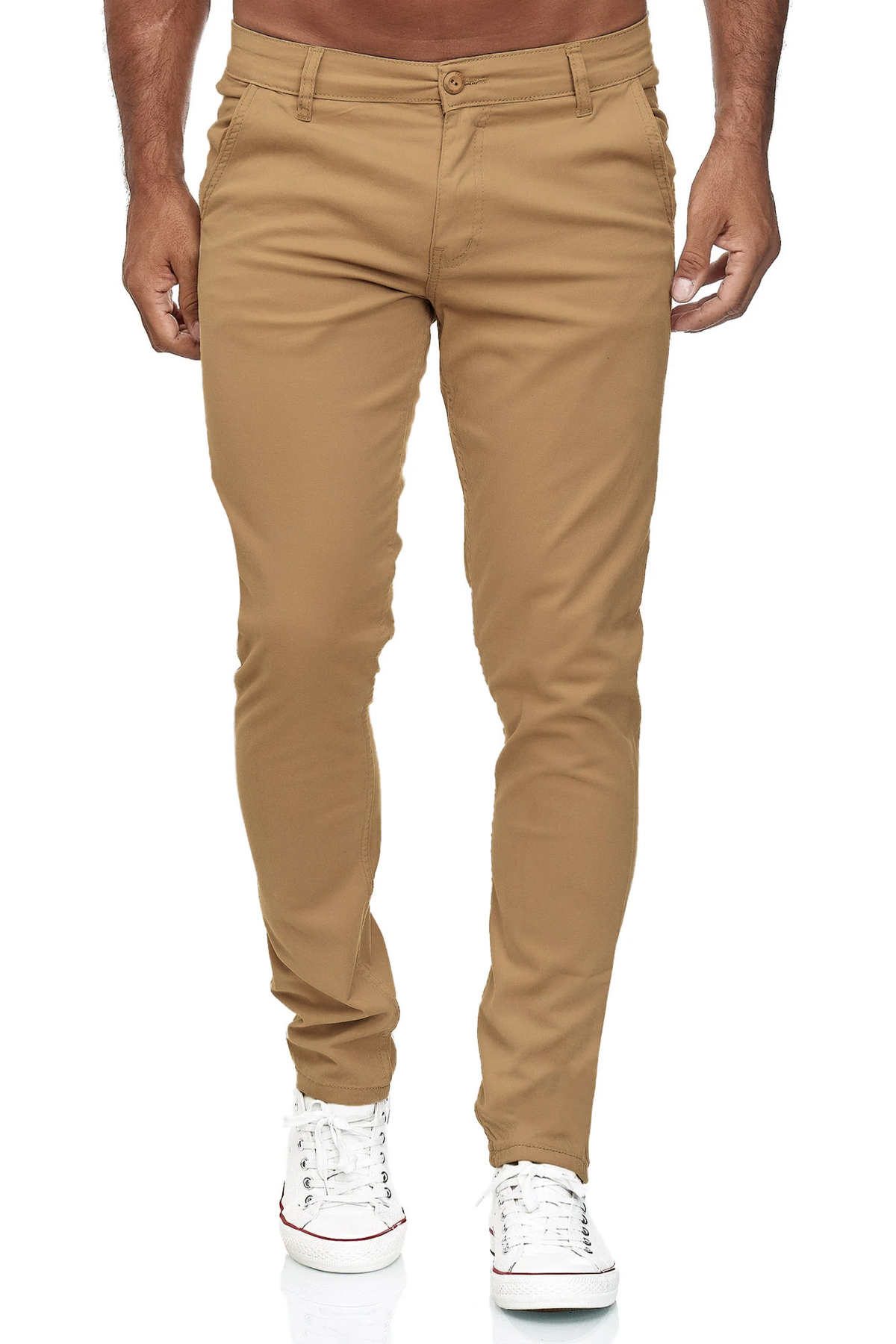 Men’s Cotton Chino Pants – Khaki