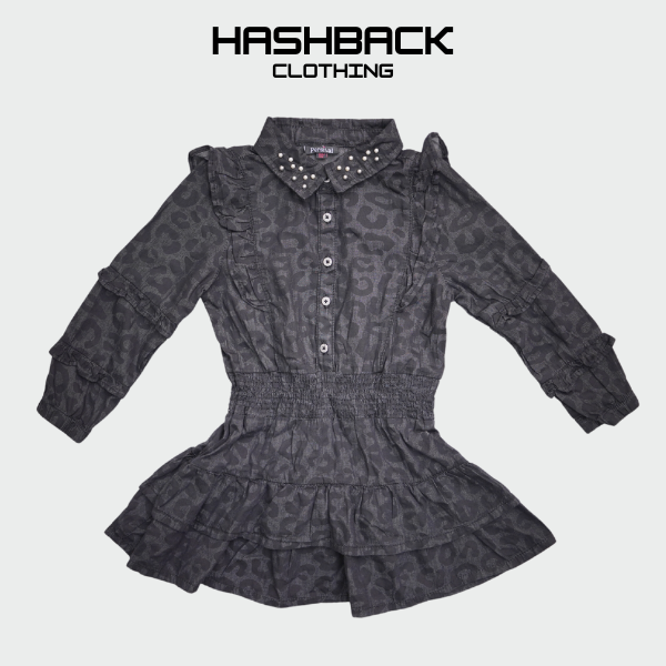 Ruffle frock for girls