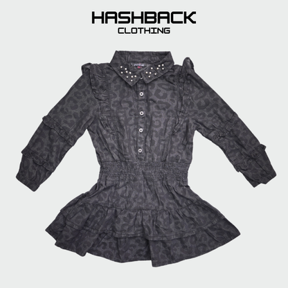 Ruffle frock for girls