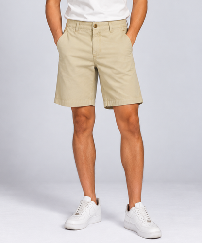 Men’s Cotton Chino Shorts – Regular Fit