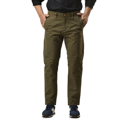 Mens Slim fit Chinos Pants - Olive
