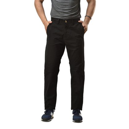 Mens Slim fit Chinos Pants - Black