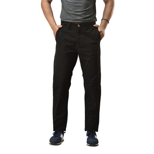 Mens Slim fit Chinos Pants - Black
