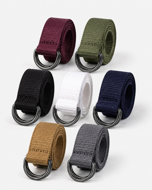 Belts for Men – D-Ring & Flip Buckle