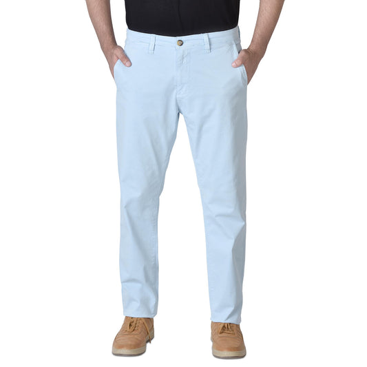 Mens Slim fit Chinos Pants - SkyBlue