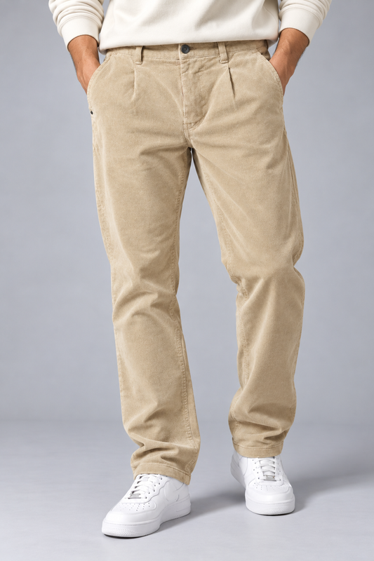 Men’s Corduroy Chino Pants – Regular Fit