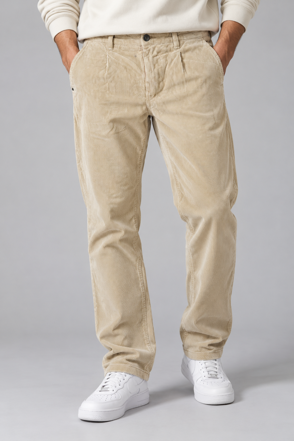 Men’s Corduroy Chino Pants – Regular Fit