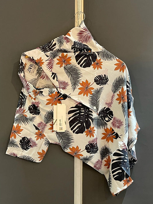Hashback Printed Linen Shirt For Men 1