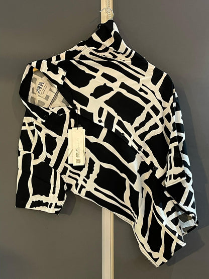 Hashback Printed Linen Shirt For Men