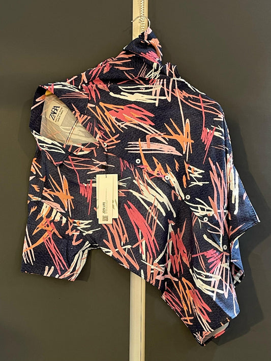 Hashback Printed Linen Shirt For Men 15