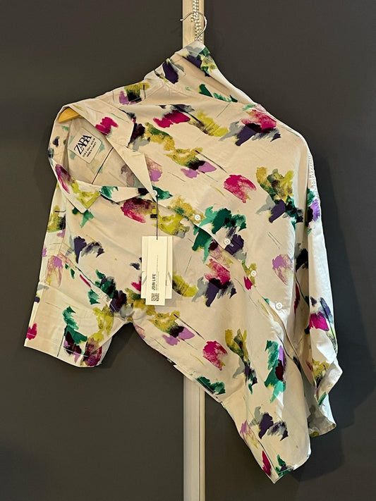Hashback Printed Linen Shirt For Men