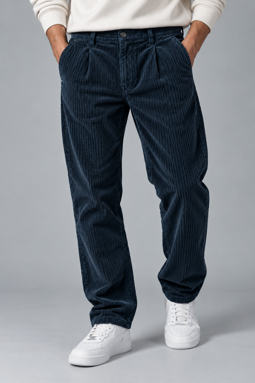 Men’s Corduroy Chino Pants – Regular Fit