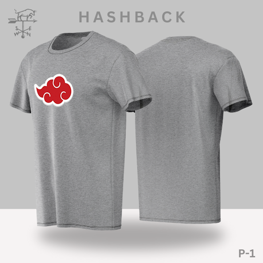 Hashback Round Neck Printed T-Shirt P-1
