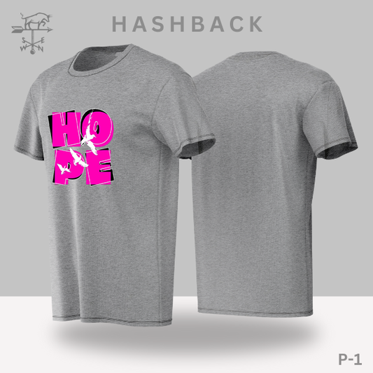 Hashback Round Neck Printed T-Shirt P-1 HOPE