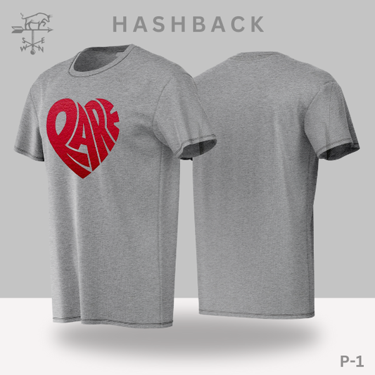 Hashback Round Neck Printed T-Shirt P-1 Rare