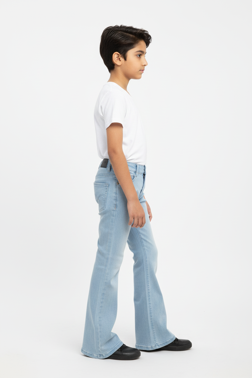 Side profile pose