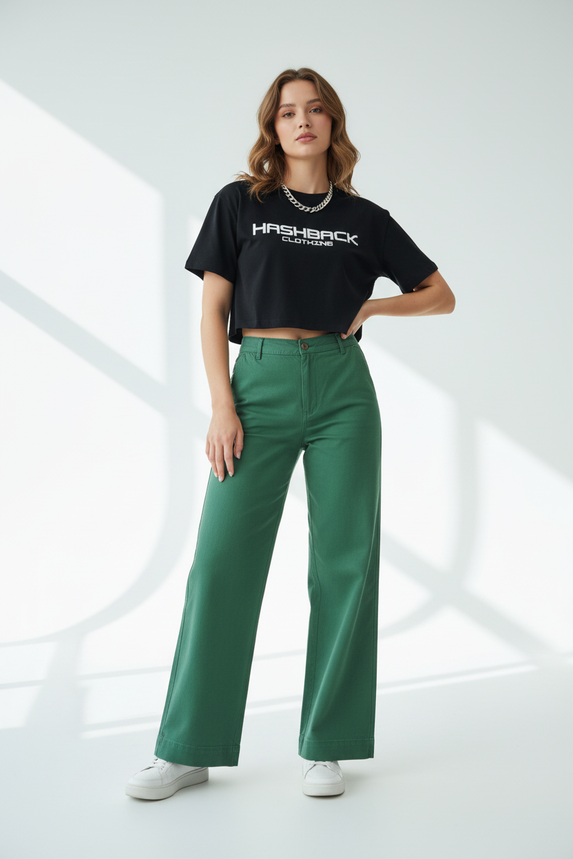 Standing pose with hand on hip