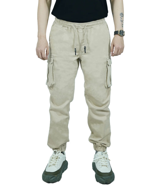Men’s Jogger Trouser | jogger pant – Regular Fit, 6 Pockets Beige